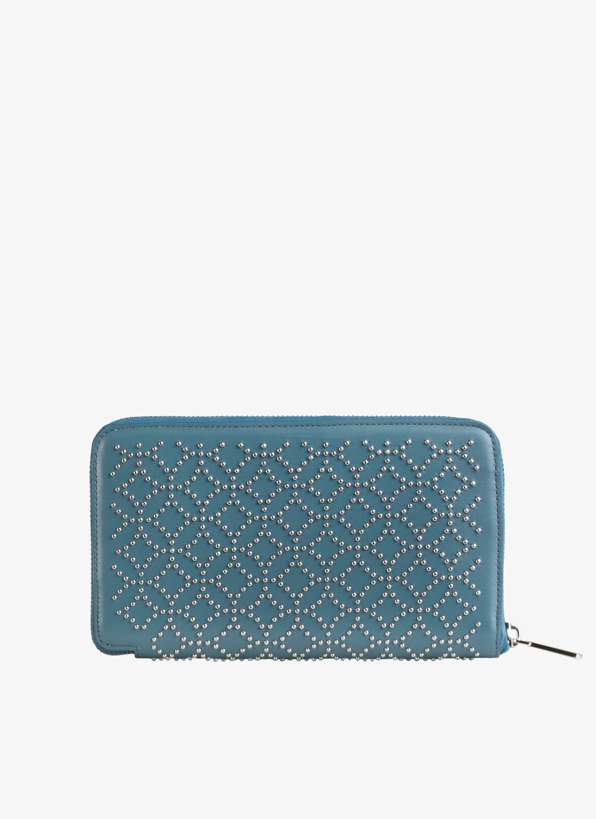 19 Zip-Around Wallet ALAÏA HORIZON BLUE 19 ZIP-AROUND WALLET